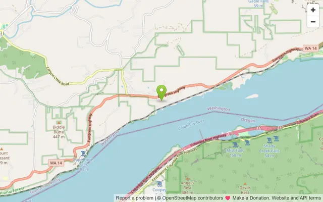 Map of Prindle, Washington