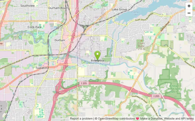 Map of Rivergrove, Oregon