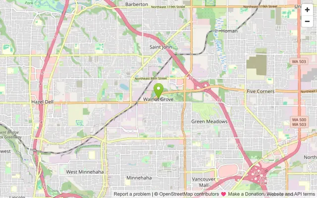 Map of Walnut Grove, Washington